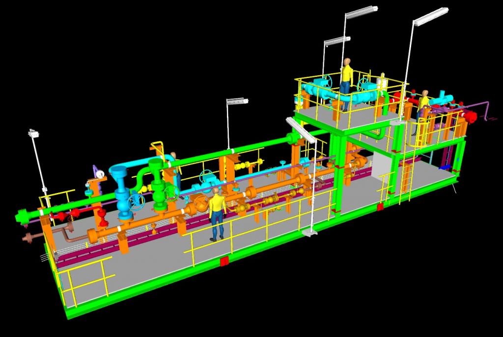 mechanical skid structural engineering plans from BWCE
